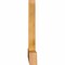 Ekena Millwork Portland Rough Sawn Timber Gable Bracket, Western Red Cedar, 108"W x 36"H x 4"D x 6"F, 8/12 Pitch GBW108X36X0406POR00RWR - alternate 2